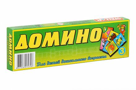 Домино детское №3 «Герои мультфильмов»